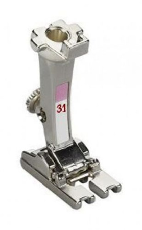 Лапка для застрачивания защипов №31 (5 желобков) для машинок Bernina